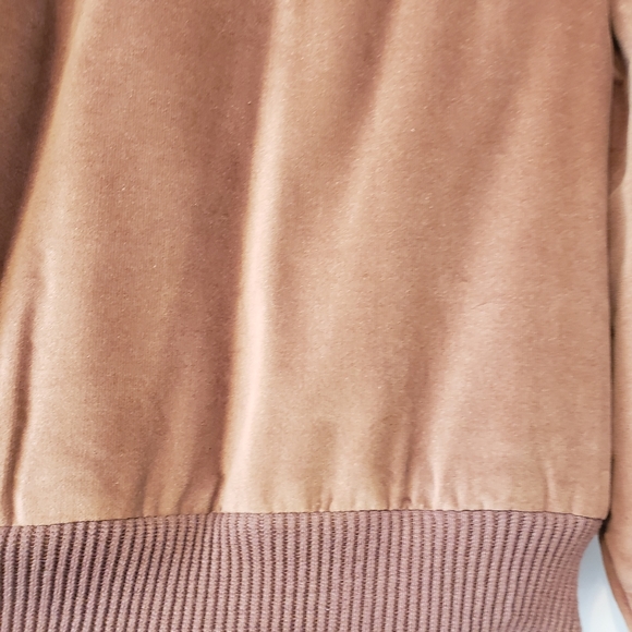 Vintage Mountain High Outerwear Pebbles American Jac Ultra Suede Zip Up Jacket L - Picture 8 of 15